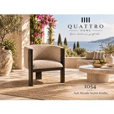 Quattro Home Lunera 1054 Modern Ahşap Detaylı Berjer