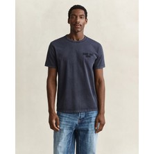 Gant Erkek Lacivert Regular Fit %100 Pamuk T-Shirt 2003466.433