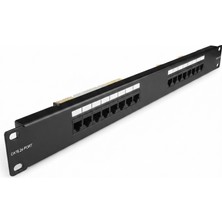 Leviton Gigaplus 24 Port CAT5E Unshielded Ekransız Patch Panel Universal Idc - Siyah