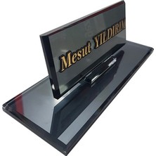 Mert Reklam Kişiye Özel Renkli Masaüstü İsimlik 7*20 cm Ofis Makam Hediyesi
