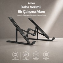 S-Link S-Link SL-AL10 Alüminyum Siyah Portable Macbook Laptop ve Tablet Standı