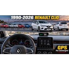 Bowie 1990-2026 Renault Clio Gps Hız Göstergesi Hud Dijital Hız Saati