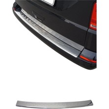 Omac Vw T6 Transporter Multivan Caravelle Tek Kapı 2015-2024 Uyumlu Krom Arka Tampon Eşiği P.çelik