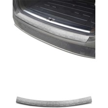 Omac Audi A4 B8 Avant / Allroad 2008-2015 Uyumlu Krom Arka Tampon Eşiği Paslanmaz Çelik Taşlı Mat