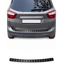 Omac Ford C-Max Iı / Grand C-Max Iı 2010-2019 Uyumlu Arka Tampon Eşiği Krom-Karbon Folyolu