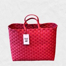 Bag The Joy El Örgüsü Büyük Boy Sepet Çanta