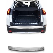 Omac Peugeot 2008 I 2017-2019 Uyumlu Krom Arka Tampon Eşiği Paslanmaz Çelik