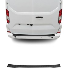 Omac Ford Tourneo Custom Iı 2023-2027 Uyumlu Mat Arka Tampon Eşiği Alüminyum Siyah