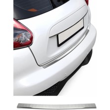 Omac Nissan Juke I 2015-2019 Uyumlu Krom Arka Tampon Eşiği Paslanmaz Çelik Taşlı Mat