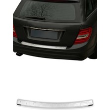 Omac Mercedes C Serisi S204 2007-2014 Uyumlu Krom Arka Tampon Eşiği Paslanmaz Çelik