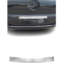 Omac Citroen Nemo 2008-2017 Uyumlu Krom Arka Tampon Eşiği Paslanmaz Çelik Taşlı Mat