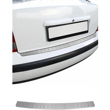 Omac VW Passat B5 Variant Sedan 1996-2005 Uyumlu Krom Arka Tampon Eşiği Paslanmaz Çelik Taşlı Mat