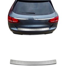 Omac Mercedes C Serisi S205 2014-2021 Uyumlu Krom Arka Tampon Eşiği Paslanmaz Çelik
