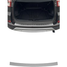 Omac KIA Sportage V NQ5 2023-2027 Uyumlu Krom Arka Tampon Eşiği Paslanmaz Çelik Taşlı Mat