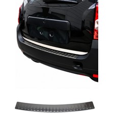 Omac Dacia Duster I 2010-2017 Uyumlu Krom Arka Tampon Eşiği Paslanmaz Çelik Siyah