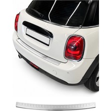 Omac Mini Countryman F60 2017-2023 Uyumlu Krom Arka Tampon Eşiği Paslanmaz Çelik Taşlı Mat