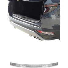 Omac Hyundai Tucson IV 2022-2027 Uyumlu Krom Arka Tampon Eşiği Paslanmaz Çelik