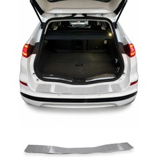 Omac Ford Mondeo IV Station Wagon 2014-2022 Uyumlu Krom Arka Tampon Eşiği Paslanmaz Çelik Taşlı Mat