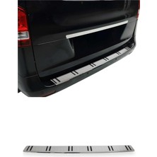 Omac Mercedes Vito W447 2014-2027 Uyumlu Krom Arka Tampon Eşiği Paslanmaz Çelik