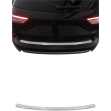 Omac Ford Kuga III 2019-2024 Uyumlu Krom Arka Tampon Eşiği Paslanmaz Çelik Taşlı Mat
