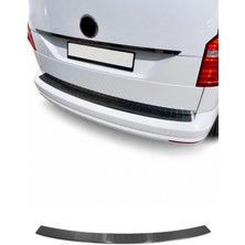 Omac VW Caddy III 2015-2020 Uyumlu Krom Arka Tampon Eşiği Paslanmaz Çelik Taşlı Siyah