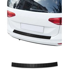 Omac VW Touran II 2015-2026 Uyumlu Arka Tampon Eşiği Krom-Karbon Folyolu