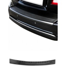 Omac Fiat 500X 2015-2024 Uyumlu Krom Arka Tampon Eşiği Paslanmaz Çelik Siyah