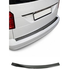 Omac Vw Caddy Iıı 2015-2020 Uyumlu Krom Arka Tampon Eşiği Paslanmaz Çelik Siyah