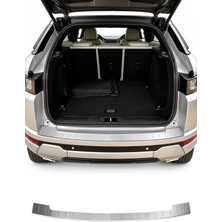 Omac Land Rover Range Rover Evoque 1 L538 2012-2018 Uyumlu Krom Arka Tampon Eşiği P.çelik Taşlı Mat