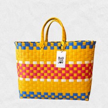 Bag The Joy El Örgüsü Büyük Boy Sepet Çanta