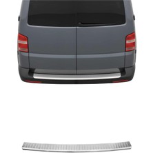Omac Vw T6 Transporter Multivan Caravelle 2015-2024 Uyumlu Krom Arka Tampon Eşiği P.çelik Taşlı Mat