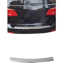 Omac VW Touran I 2010-2015 Uyumlu Krom Arka Tampon Eşiği Paslanmaz Çelik Taşlı Mat