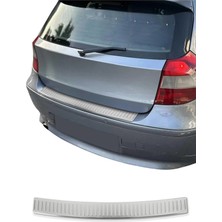 Omac Bmw 1 Serisi E87 Hatchback 5 Kapı 2004-2011 Uyumlu Krom Arka Tampon Eşiği Paslanmaz Çelik Taşlı Mat