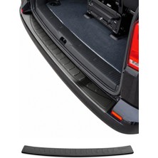 Omac VW T6 Transporter Multivan Caravelle Tek Kapı 2015-2024 Uyumlu Arka Tampon Eşiği Çelik Taşlı Siyah