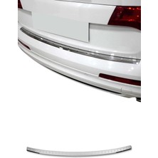 Omac Audi Q7 4L 2006-2015 Uyumlu Krom Arka Tampon Eşiği Paslanmaz Çelik
