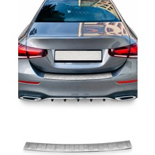 Omac Mercedes A Serisi W177 2018-2027 Uyumlu Krom Arka Tampon Eşiği Paslanmaz Çelik