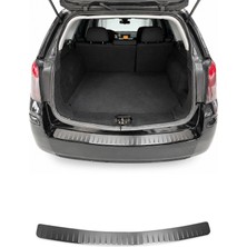Omac Opel Astra H Station Wagon 2004-2010 Uyumlu Krom Arka Tampon Eşiği Paslanmaz Çelik Taşlı Mat