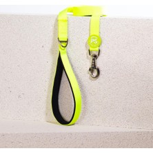 Pawstar Neon Sarı Leash Kedi Köpek Sevk & Gezdirme Kayışı Köpek Uzatma Tasması-1,5cm