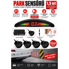 Siegen Sentinel Park Sensörü Türkçe Konuşma Uyarılı 22MM Siyah