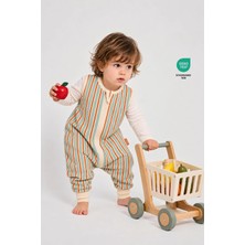 Pine Baby Home Retro Mint 1.0 TOG Bebek Uyku Tulumu OEKO-TEX Sertifikalı %100 Pamuk