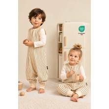 Pine Baby Home Heritage Sand 1.0 TOG Bebek Uyku Tulumu OEKO-TEX Sertifikalı %100 Pamuk
