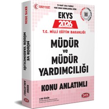 Data Yayınları 2026 MEB EKYS Müdür ve Yardımcılığı Konu Anlatımlı Data Yayı