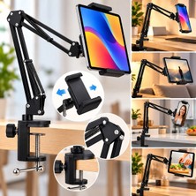 Ridata Honor Magic8 Pro Uyumlu Masa Tipi Ayarlanabilir Telefon ve Tablet Tutucu Stand