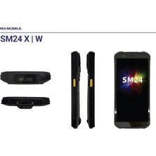 M3 mobile M3 Mobıle SM24W Android El Terminali Wi-Fi 6e Bt 5.3 Nfc, 8GB/128GB, CM60E 2d Okuyucu