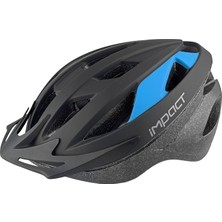 Impact Kask - Impact, Vernıon, Işıklı, Siyah-Mavi, L
