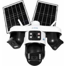 O-Kam Pro Okam 335 Premıum 4g Solar Güvenlik Kamerası | Sım Kartlı | 7/24 Kayıt