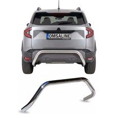 Omac Renault Duster Hybrid 2024-2026 Uyumlu Araca Özel Pars Arka Koruma 60mm Krom