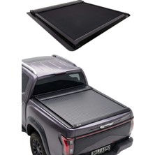 Omac Foton Tunland V9 2023-2026 Uyumlu Araca Özel Omback Sürgülü Bagaj Kapama Siyah