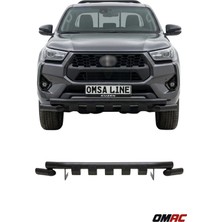 Omac Toyota Hilux Shark 2015-2026 Uyumlu Araca Özel Ön Koruma 76mm Siyah
