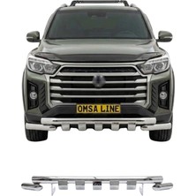 Omac Toyota Hilux Shark 2015-2026 Uyumlu Araca Özel Ön Koruma 76mm Krom